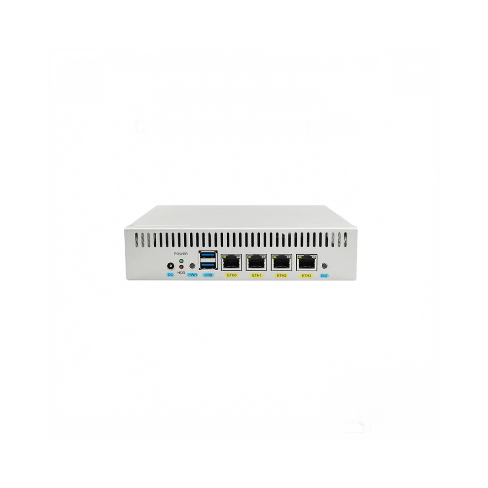 Ikuaios Mini Desktop Host With Quad 1 Gigabit Ports, Celeron Processor, Low Power Consumption, Compatible With Pfsense, Mikrotik, Sophos, Untangle - 313039930973