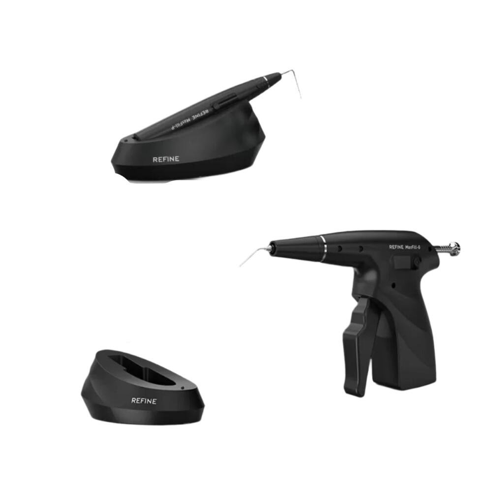 Black/White Wireless 3D Endodontic Obturation System With Heated Pen Gun And Gutta Percha Tips For Dentists