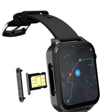 SERVO KOM3 Smartwatch - 64GB, 1.99 HD, Face Recognition, 4G SIM, Google Store, GPS, Waterproof, Android Compatible, Men's Sports Watch