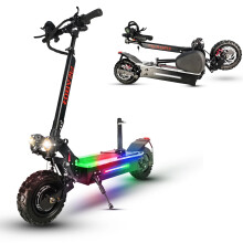 Q06Plus Dual Motor Electric Scooter - 60V 2800W x2, Foldable Alloy Frame with Shock Absorbers, 11-Inch Wheels, Max Load 200kg - Available in USA & EU