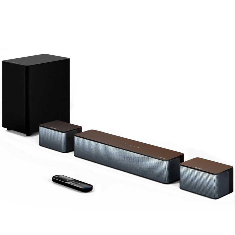 Ultimea 320W 5.1 Soundbar System With Wireless Subwoofer & 3D Surround Sound - Home Theater Bluetooth Speakers & Dual Surround Speakers 744110659252