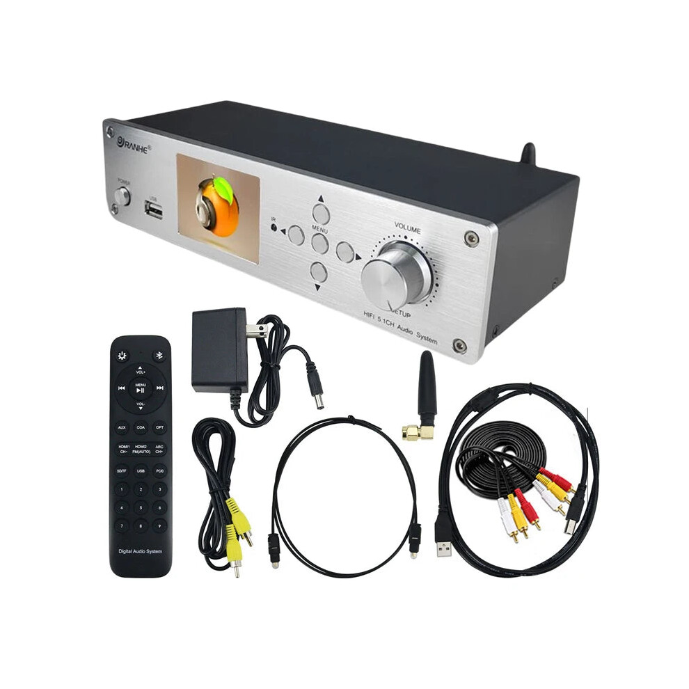 4K Hdmi 2.0 Audio Decoder & Bluetooth 5.0 Receiver With Dts 5.1, Dsd 384Khz/32Bit Dac, Arc, Pc Usb Otg Adapter 726084570115