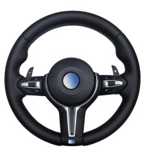 Premium BMW M Series Steering Wheel Cover - Compatible with F10, F11, F20, F21, F30, F31, F34, F32, F33, F36, F22, F23, F46, M3, M6 Models