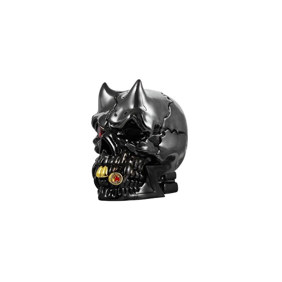 Vibrant Skull Head Kerosene Lighter - 260g Art Collection