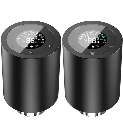 Smart Thermostatic Radiator Valve with LED LCD Display & App Control for Zigbee Integration