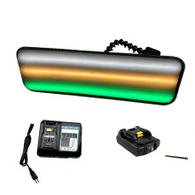 18V Wireless LED Light Board for Paintless Dent Repair - 3-Strip Line Board with 9 LEDs