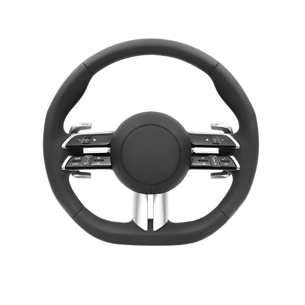 Premium Vibration-Enhanced Steering Wheel For Mercedes-Benz Amg A/C/E/G/V Class (W204, W205, W206, W213, W217, W221, W222, W223, C63, E63) 744110927689