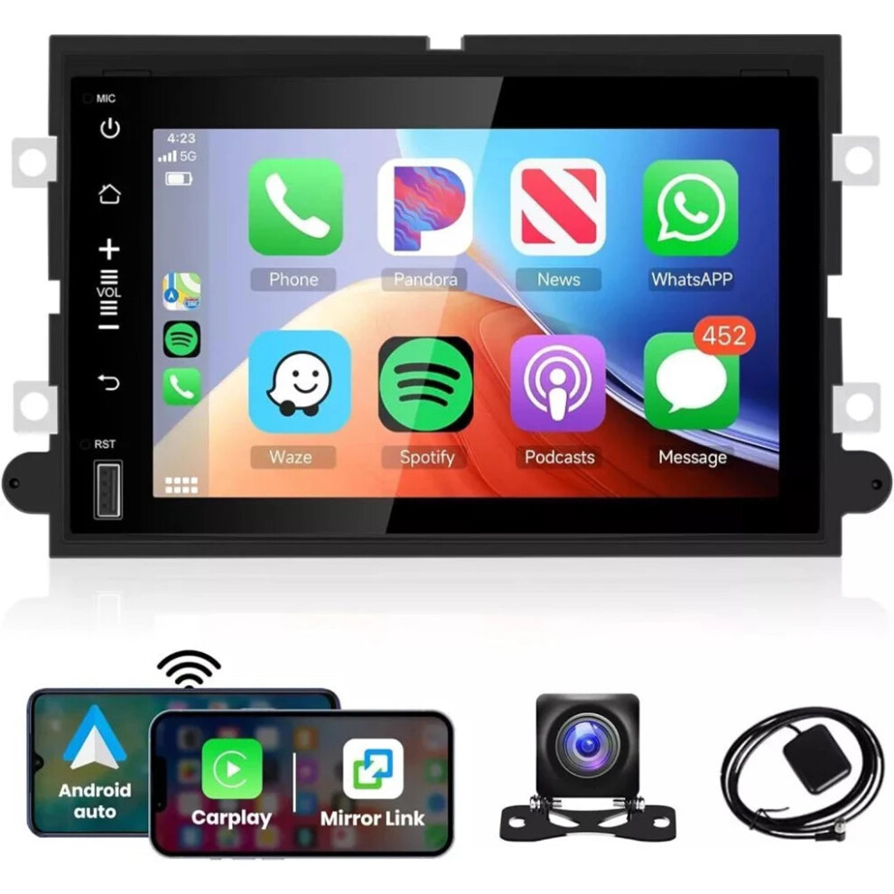 Advanced Carplay & Android 13.0 Multimedia Stereo With Wifi Gps Navigation For Ford F150/F250/F350/E250 (2004-2014) 705353615856