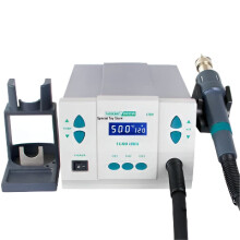 1000W 220V Quick 861DW Lead-Free Hot Air Rework Station with Microcomputer Temperature Control and 3 Nozzles