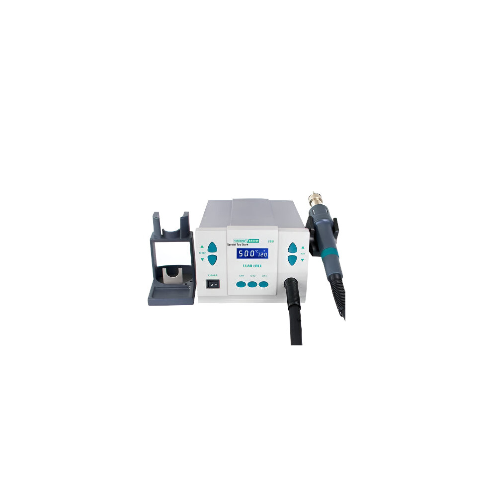 1000W 220V Quick 861Dw Lead-Free Hot Air Rework Station With Microcomputer Temperature Control And 3 Nozzles 313106666606