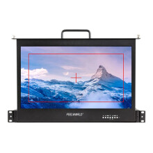 Feelworld SC173 9HD 17.3 1RU Pull-Out Rack Mount Broadcast Director Monitor, Full HD 1920x1080