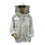 Ventilated Beekeeping Jacket with Round Veil - 3-Layer Breathable Mesh Cotton Protection 1