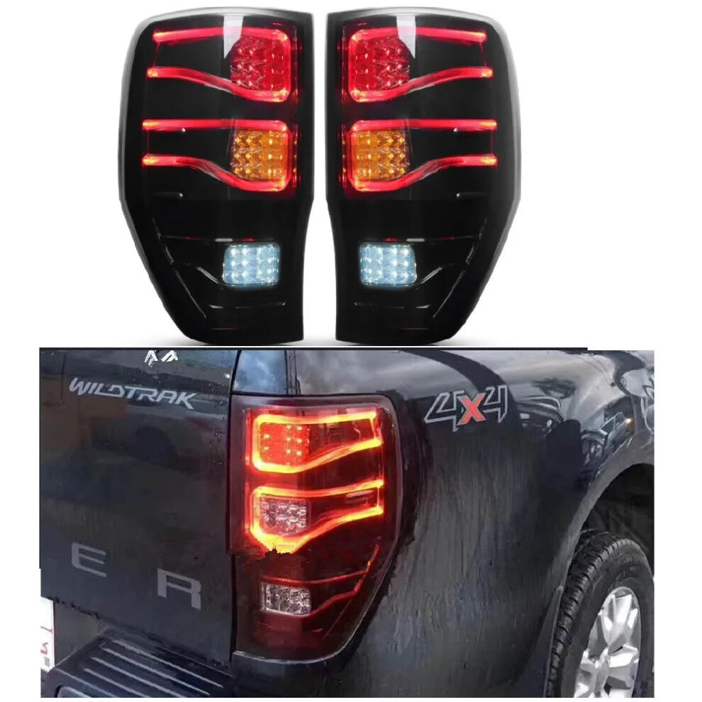 Led Rear Tail Lamps Compatible With Ford Ranger T6 T7 T8 (2012-2020) Xl Xlt Wildtrak Models 313040586534
