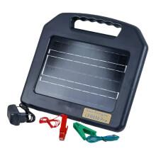 High Voltage Solar-Powered Electric Fence Controller for Livestock and Cattle Fencing - 48km Range