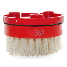 4-Inch Diamond Abrasive Brush Set (10pcs) for Antique Leather Finishing & Polishing