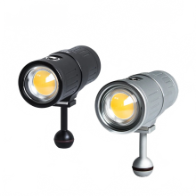 Supe Scubalamp V6K 12000 Lumens Underwater Video Light - 100m Waterproof, 120Â Beam Angle for Scuba Diving and Photography