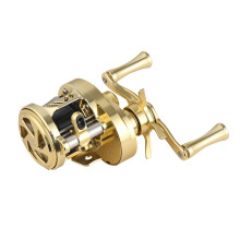 Lizard Fishing Boki Pro Micro Drum Baitcaster Reel - Ultra-Light 138g, 7.6:1 Ratio, CNC Alloy Body, Shallow Spool
