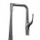 3-Way Black Brass Kitchen Faucet with Pull-Out Water Filter & Deck-Mounted Mixer 1