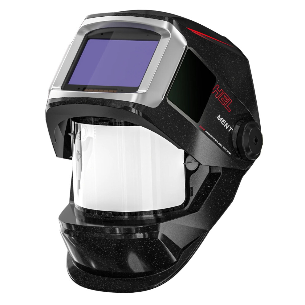 Andeli Auto-Darkening Welding Helmet With Panoramic 180Ã Side View, True Color Technology, 4 Arc Sensors & Flip-Up Design 313028531501