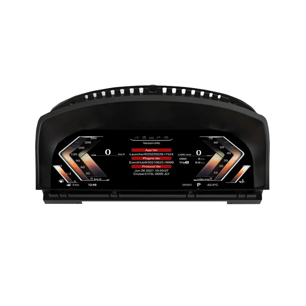 High-Resolution 12.3-Inch Digital Instrument Cluster For Bmw 7 Series E65/E66 (2004-2008) - Lcd Dashboard Panel With Odometer & Speedometer 313039757716