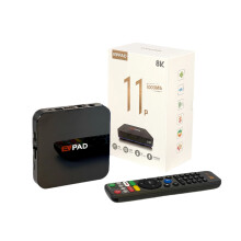Genuine2025 EVPAD 11P H618 Android 12 8K Streaming Box with WiFi 6, Voice Remote, and 1000M Ethernet - Hot Seller in USA, UK, Korea, Japan, Singapore