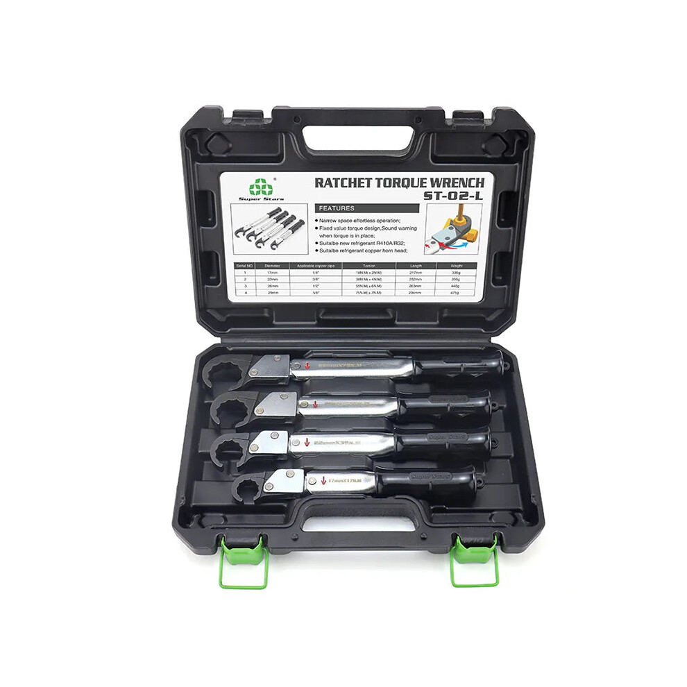 High Precision Ratchet Torque Wrench With Open End For St 02L Automotive Repair & Air Conditioning Maintenance 744110698343