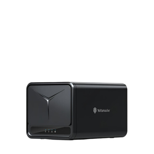 Yottamaster Dual Bay RAID NAS - 44TB Capacity, Remote Access, Intelligent Classification, Auto Backup & Data Sharing