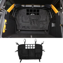 Oxford Cloth Rear Trunk Storage Organizer for Ford Bronco 4-Door (2021-2024) - Black ABS Pockets