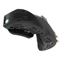 SkyZone SKY04O Pro FPV Goggles with SteadyView Receiver, OLED Display, 5.8GHz 48CH DVR, HD Racing Headset, and Head Tracker for RC Planes and Model D