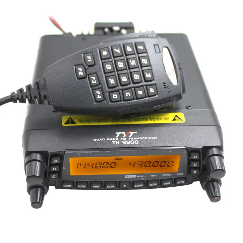 Tyt Th-9800 Plus 50W Quad Band Mobile Radio With Dual Display & Scrambler (29/50/144/430Mhz) 7445048326348