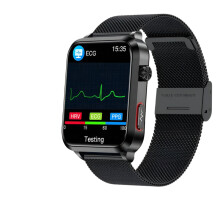 Advanced Medical-Grade Smart Watch with Air Pump Technology: Accurate Blood Pressure, Heart Rate Monitoring, Voice Announcements & Temperature Sphygm