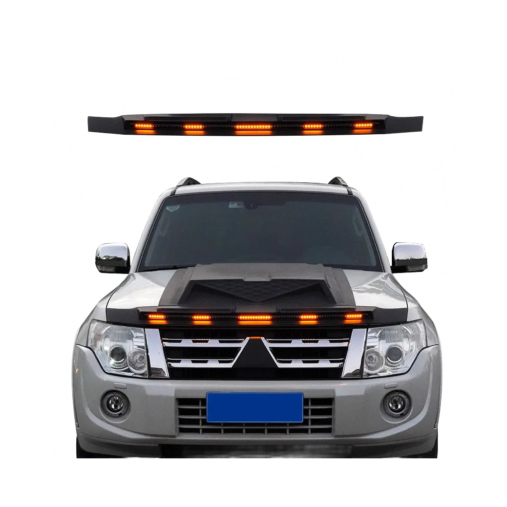 Custom Bonnet Guard & Hood Protector For Pajero/Montero V97 (2006-2015) - Exterior Trim Accessory 313022545559