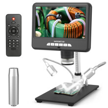 AD207S HDMI Digital Microscope for PCB Soldering & Phone Repair - Enhanced Image Rotation & Long Object Distance