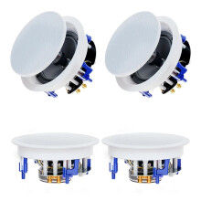 Herdio 6.5 640W 2-Way Bluetooth Ceiling Speaker Package - I for Home Theater & Living Room Flush Mount Installation