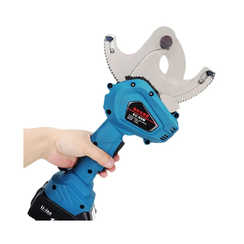 Electrician's Portable Ratchet Shears - Heavy-Duty Cable & Wire Cutters For Copper, Aluminum, And Steel Core Wires 744110526523
