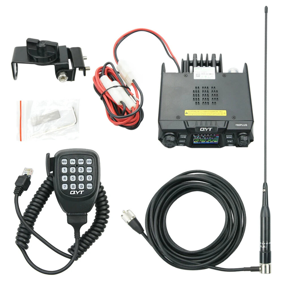 Qyt Kt-780 Plus 100W Vhf 136-174Mhz Car Radio Mobile Transceiver - 256 Channels, Long-Range Communication 744110123098