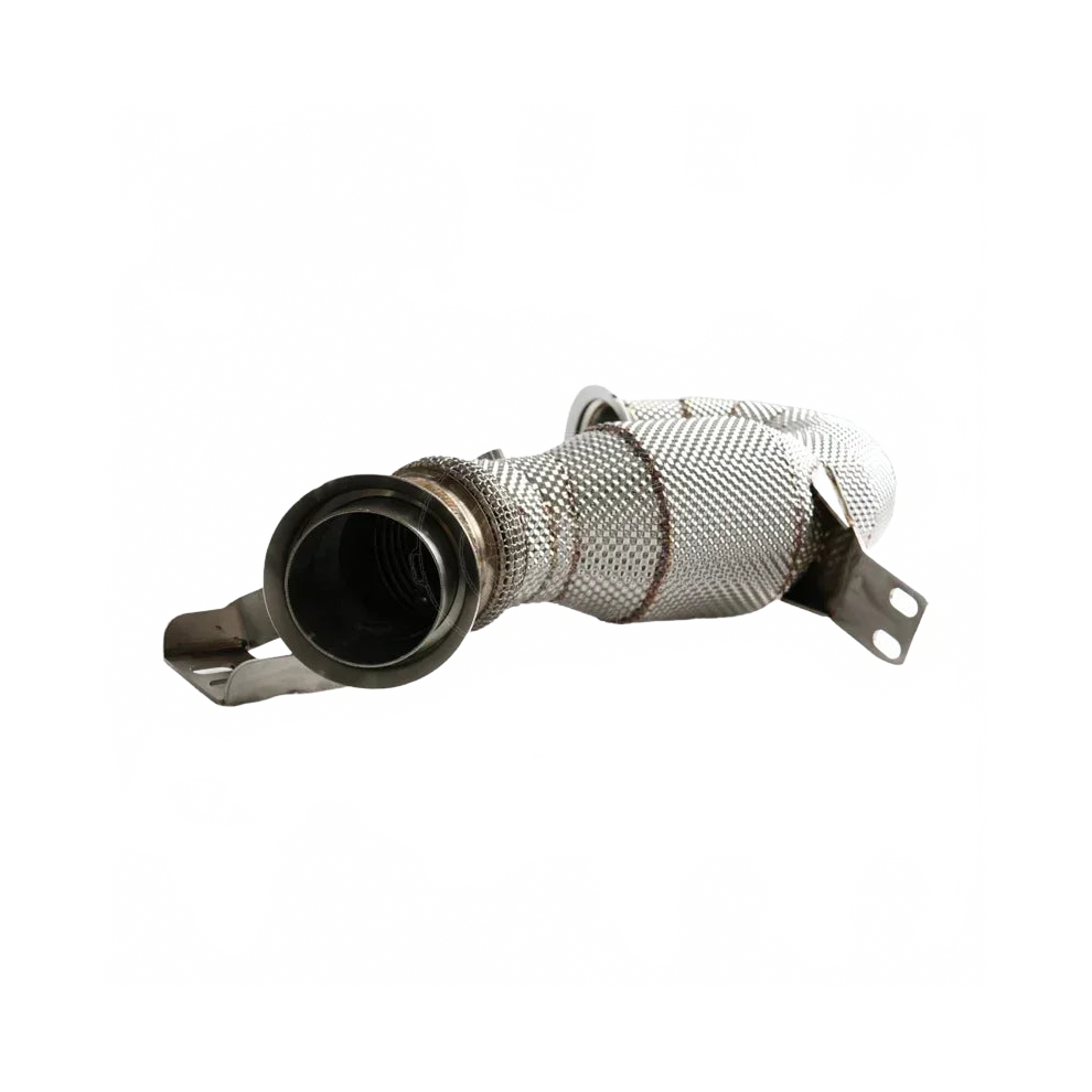 High-Performance Catted Downpipe With Heat Shield For Amg Gt43/Gt50/Gt53, Gle53, S450/S500 M256 3.0T (2017) 711181326383
