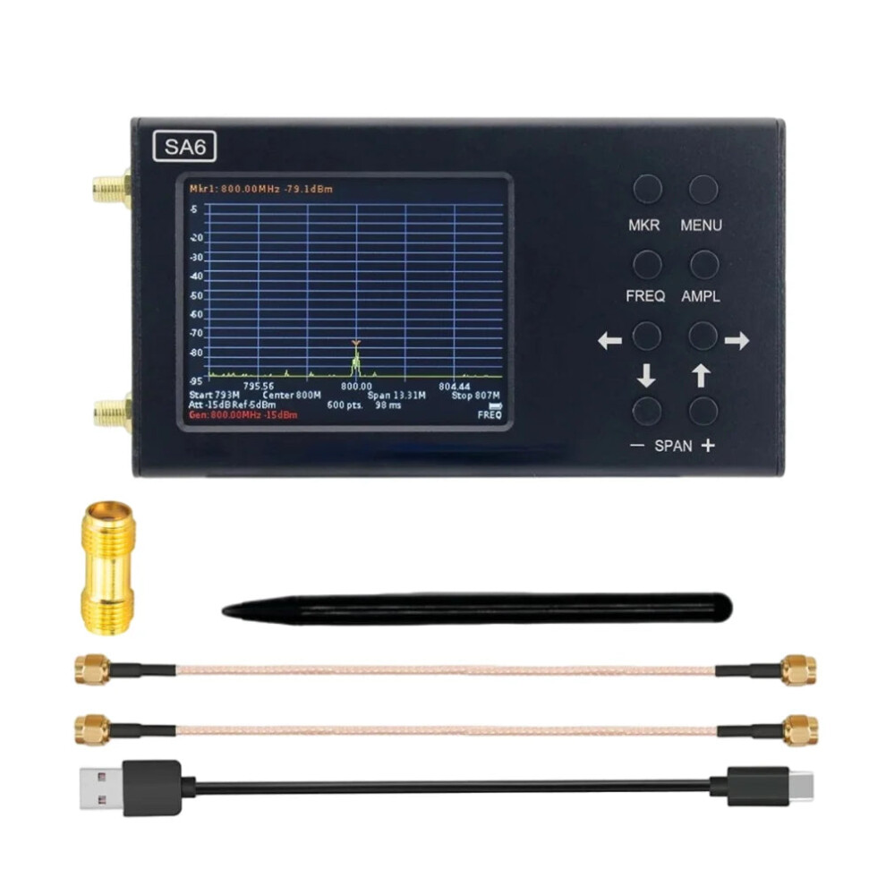 Nanovna Sa6 Spectrum Analyzer & Signal Generator - 6Ghz Range With Pc Software & Direction Compass 384921454334