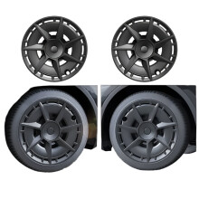 Tesla Model Y 19-Inch Performance Wheel Covers - Full Rim Coverage Hub Caps (Set of 4, 2018-2024)