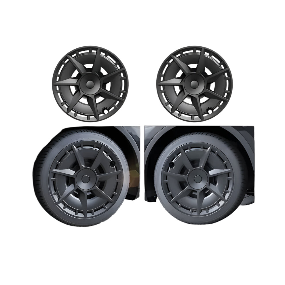 Tesla Model Y 19-Inch Performance Wheel Covers - Full Rim Coverage Hub Caps (Set Of 4, 2018-2024) 313021254209