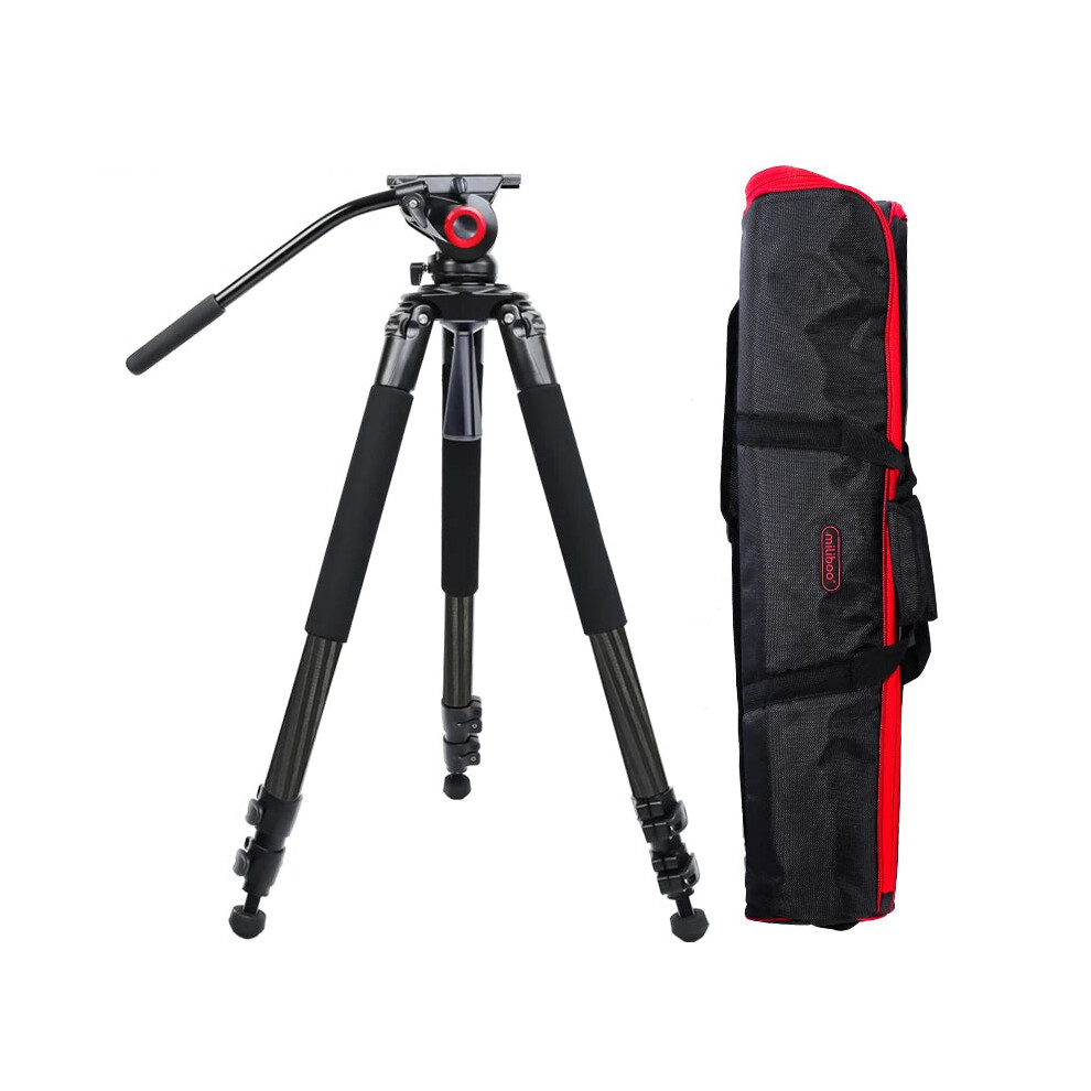 Compact Miliboo Mtt701a Aluminum Tripod With Hydraulic Ball Head For Professional Video & Dslr Cameras 711181801392