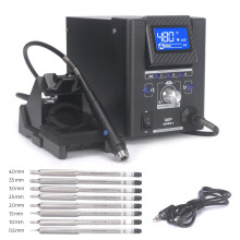 Advanced WEP 8509i Precision Soldering Station & Desoldering Hot Air Gun with 1.4mm Nozzle for Microscope Electronics - Cold & Hot Air Capability
