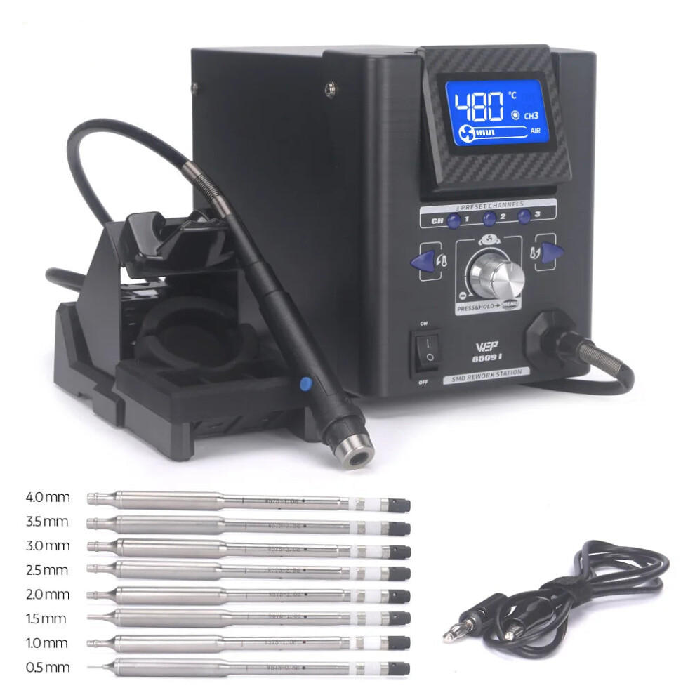 Advanced Wep 8509I Precision Soldering Station & Desoldering Hot Air Gun With 1.4Mm Nozzle For Microscope Electronics - Cold & Hot Air Capability 7445008038076