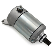 Yamaha Drag Star Custom Motorcycle Starter Motor for XVS400/XVS400C/XVS650/XVS650A/XVS650AT Models - OEM Part Numbers 3JB-81800-01 & 3JB-81890-00