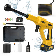 Portable High-Pressure Wireless Car Washer with Lithium Battery