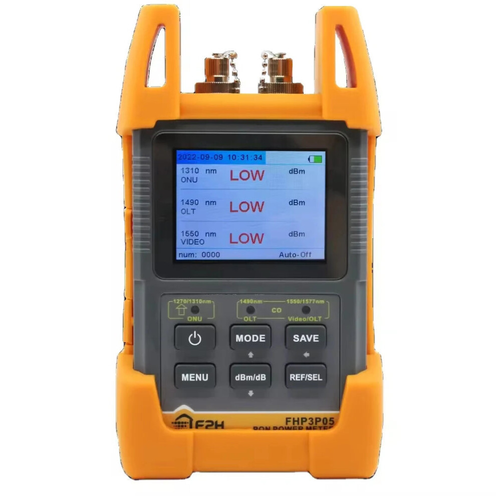 Advanced 10G Pon Power Meter For Epon/Gpon/Xpon Networks - Fhp3p05 Optical Tester With 1310/1490/1550Nm Wavelengths 7445005134122