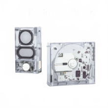 Vintage Soft Mist White Bluetooth Hi-Fi CD Player with Detachable Album Playback