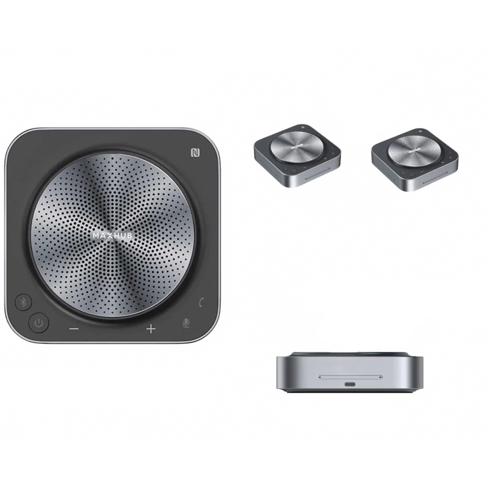 Maxhub Bluetooth Speakerphone: 360Ã Voice Pickup Conference Microphone For Pc Zoom Meetings 711181566307