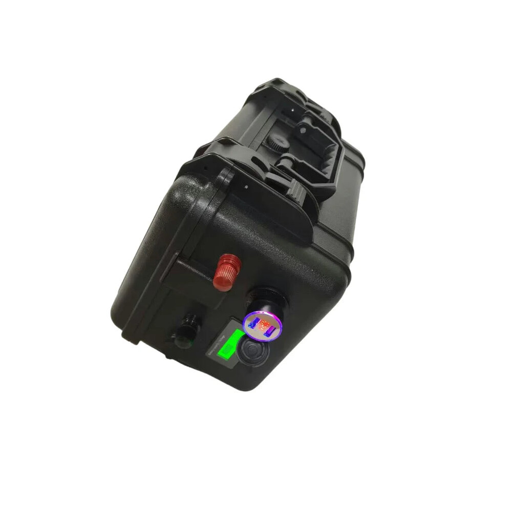 High-Performance Waterproof Lifepo4 Lithium Battery With Bms For Trolling Motors & Inverters - Available In 24V 50Ah To 200Ah With 10A Charger 313057370393