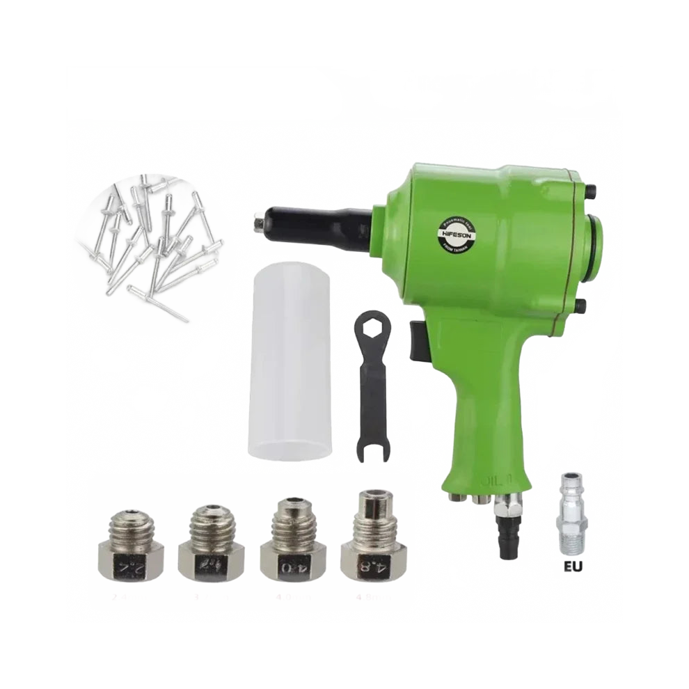High-Performance Pneumatic Rivet Gun - Automatic Air Nail Blind Tool For Versatile Riveting (2.4Mm, 3.2Mm, 4.0Mm, 4.8Mm) 7445005156117